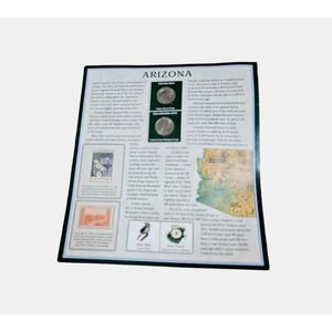 Arizona Grand Canyon National Park Coin and Stamp Collectors Card Set